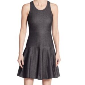 Rag & Bone Enigma Black Fit & Flare Dress Women’s Sz 6 Sleeveless Party Cocktail